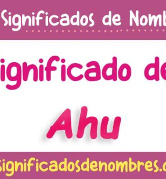Significado de Ahu