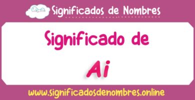 Significado de Ai