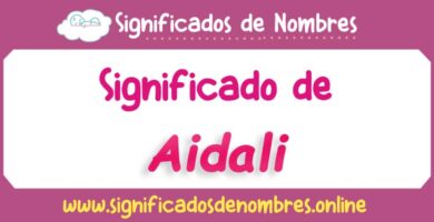 Significado de Aidali