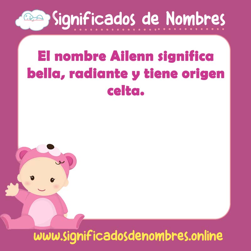Significado y origen del nombre Ailenn
