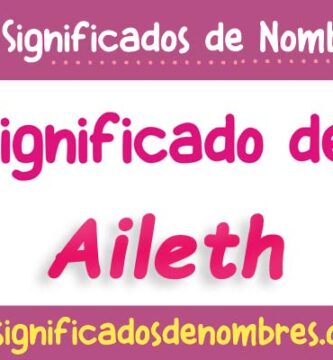 Significado de Aileth