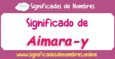 Significado de Aimara Y