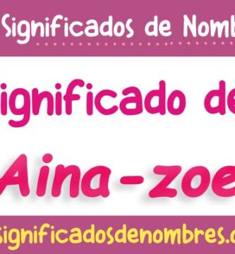 Significado de Aina Zoe