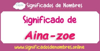 Significado de Aina Zoe