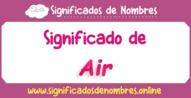 Significado de Air