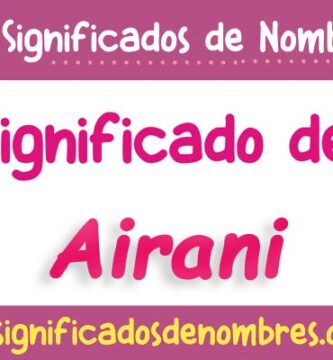 Significado de Airani