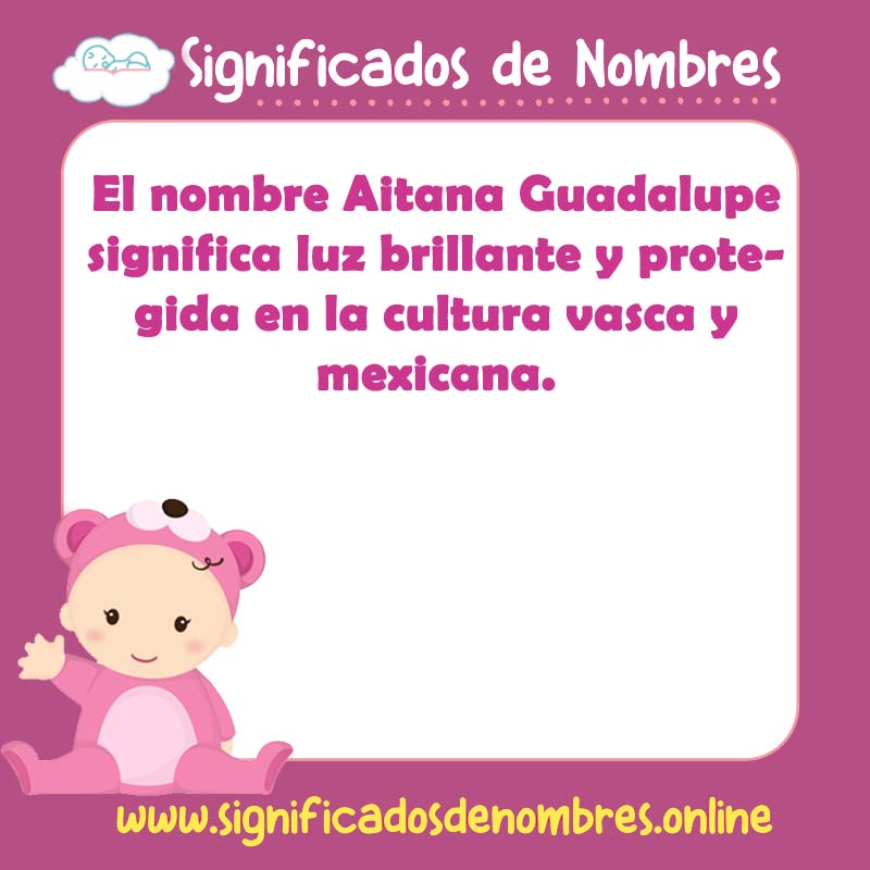 Significado y origen del nombre Aitana Guadalupe