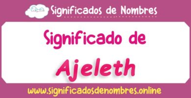 Significado de Ajeleth