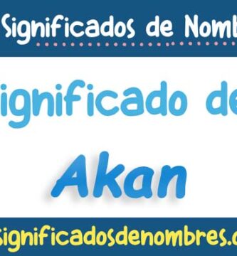 Significado de Akan
