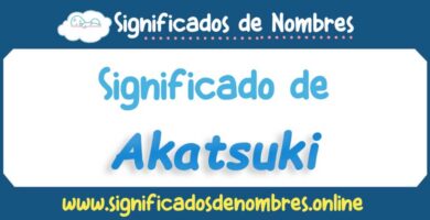 Significado de Akatsuki
