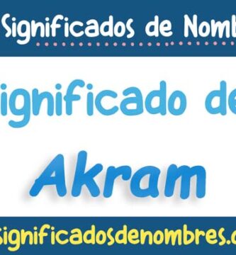 Significado de Akram