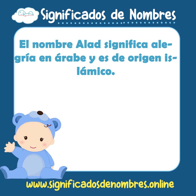 Significado y origen del nombre Alad