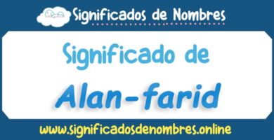 Significado de Alan Farid