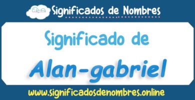 Significado de Alan Gabriel