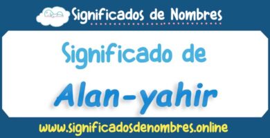 Significado de Alan Yahir