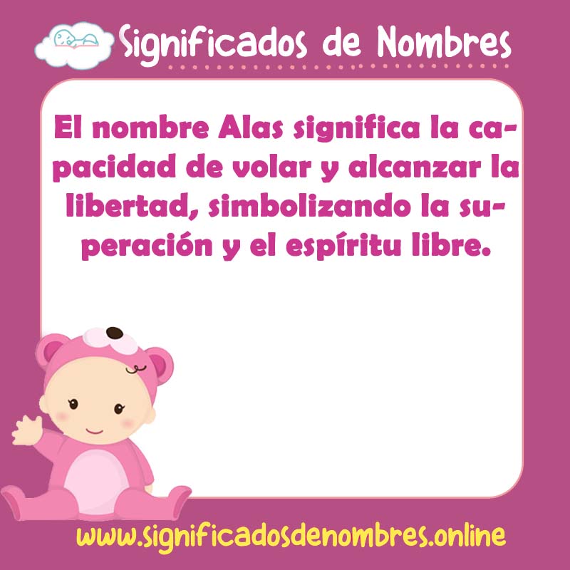 Significado y origen del nombre Alas