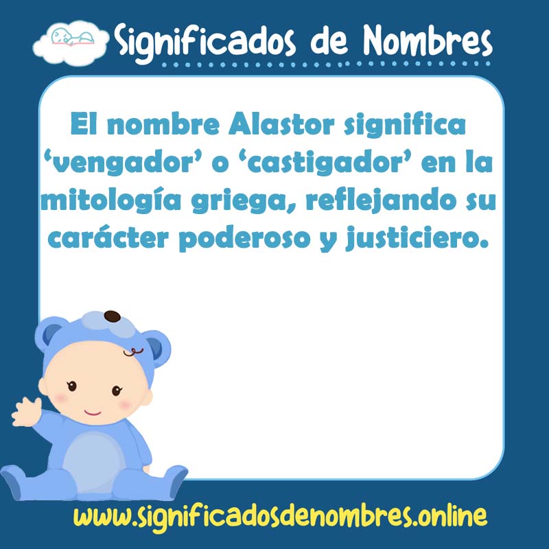 Significado y origen del nombre Alastor