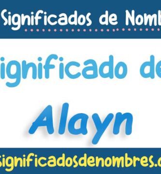 Significado de Alayn