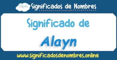 Significado de Alayn