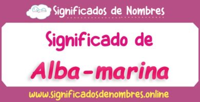 Significado de Alba Marina