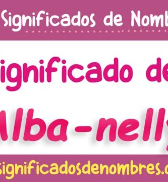 Significado de Alba Nelly