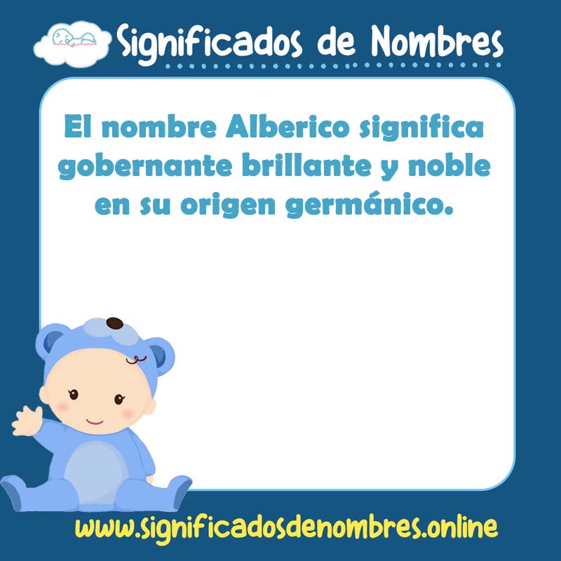 Significado y origen del nombre Alberico