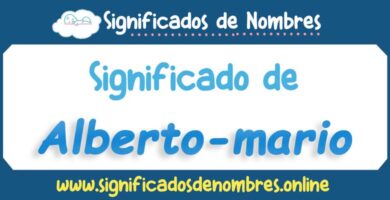 Significado de Alberto Mario