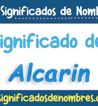 Significado de Alcarin