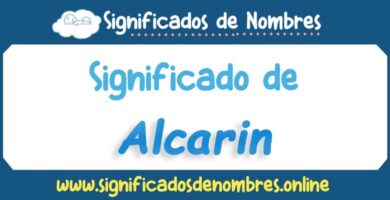 Significado de Alcarin