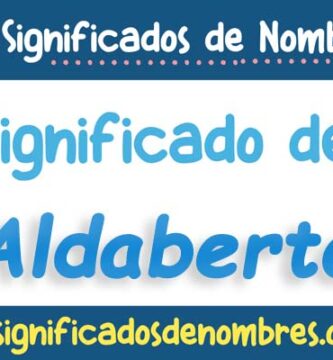 Significado de Aldaberto