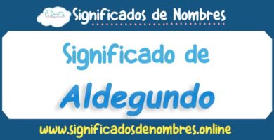 Significado de Aldegundo