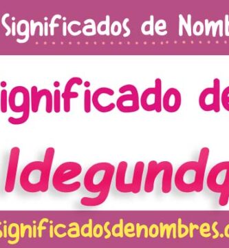 Significado de Aldegundqa