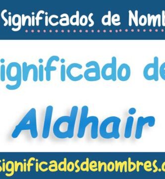Significado de Aldhair