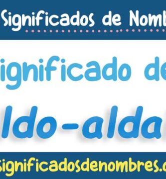 Significado de Aldo Aldair