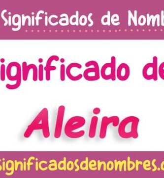 Significado de Aleira