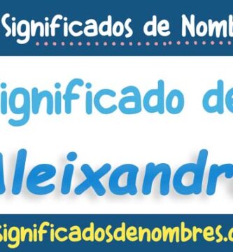 Significado de Aleixandre