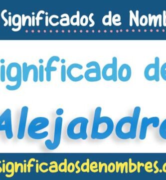 Significado de Alejabdro