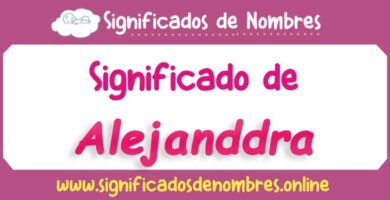 Significado de Alejanddra