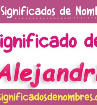 Significado de Alejandri