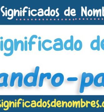 Significado de Alejandro Pareja