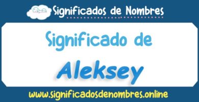 Significado de Aleksey