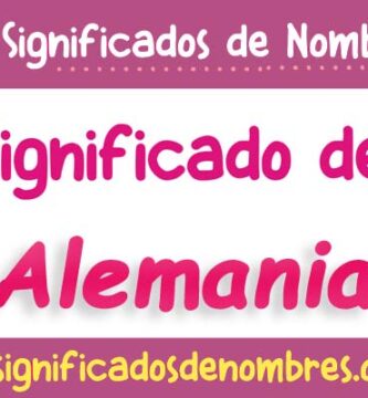 Significado de Alemania