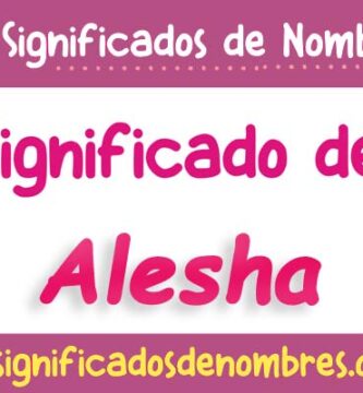 Significado de Alesha