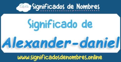 Significado de Alexander Daniel