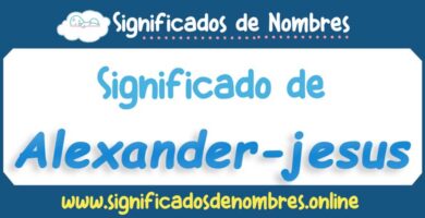 Significado de Alexander Jesus