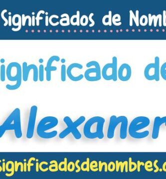 Significado de Alexaner