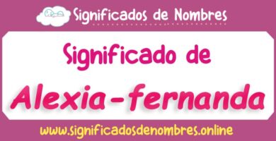 Significado de Alexia Fernanda