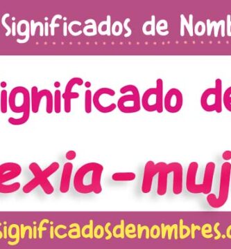 Significado de Alexia Mujer