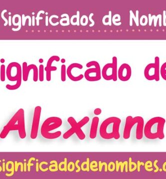 Significado de Alexiana