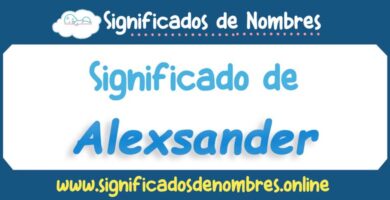 Significado de Alexsander